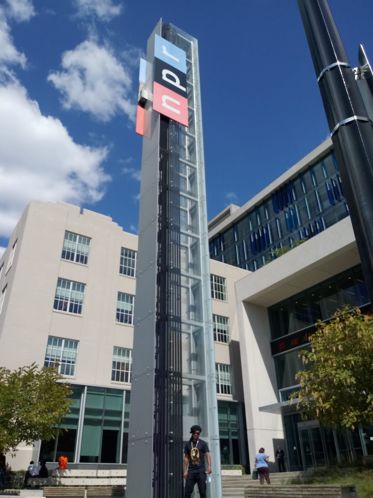 NPR sign outside