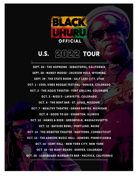 Black Uhuru US TOUR 2022 #59
